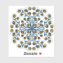 Konstigens fasa skapar gothetsbilder med Öga Klistermärken