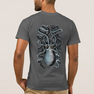 Konstigt bläckfiskhavsmonster t-shirt
