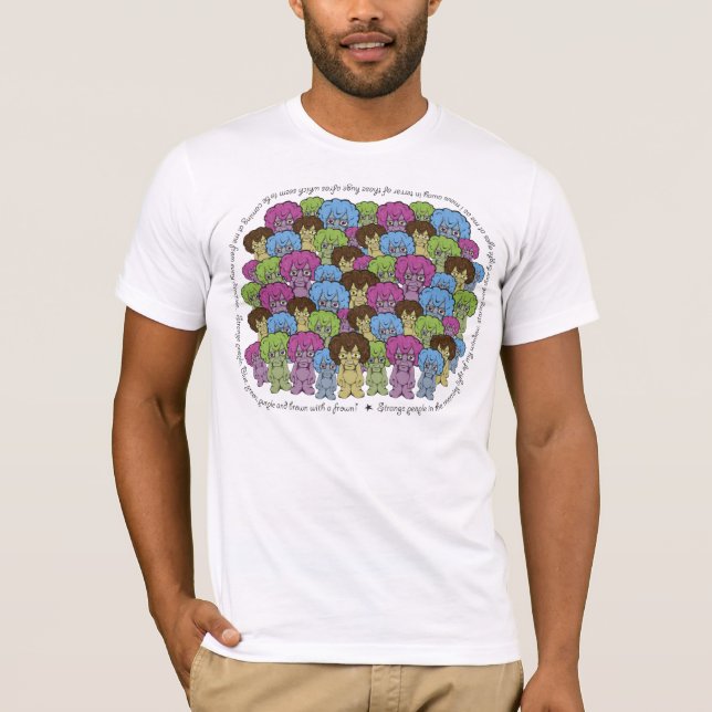 Konstigt folk T--skjorta T-shirt (Framsida)