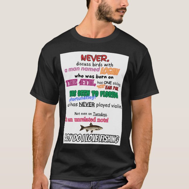 Konstigt Specifik T Shirt (Framsida)
