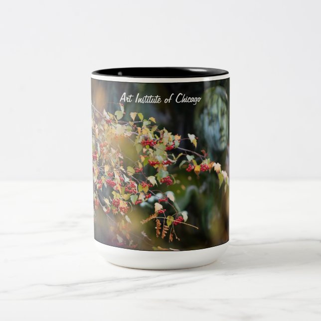 Konstinstitut av den Chicago muggen Två-Tonad Mugg (Center)