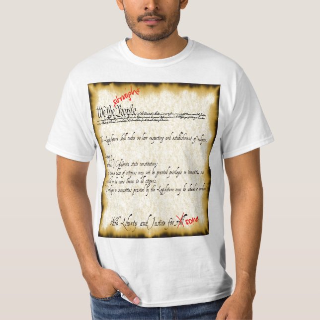 konstitution av Prop8 Tee (Framsida)