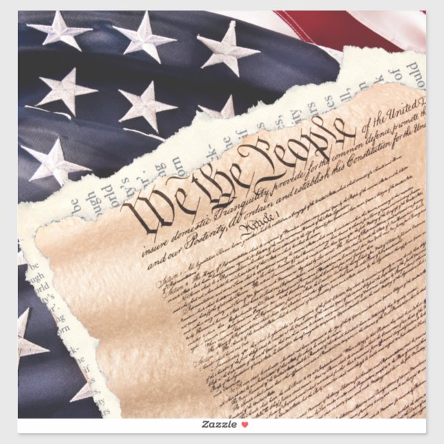 Konstitution Vinyl Sticker Klistermärken (Ark)