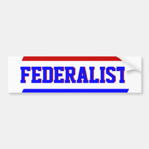 Konstitutionell politisk bildekal för Federalist