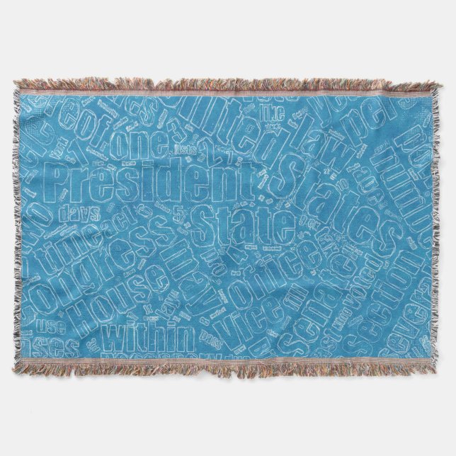 Konstitutionellt utkast mysfilt (Framsidan)