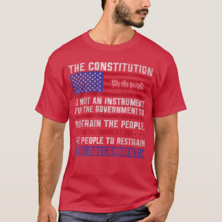 Konstitutionen är ett instrument US Patriotisk gif T Shirt