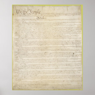 Konstitutionen av Amerikas förenta stater Poster