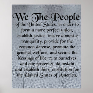 Konstitutionen av Amerikas förenta stater Poster