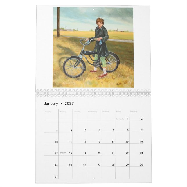 Konstkalender 2014 av Conni Brenner Kalender (Jan 2027)