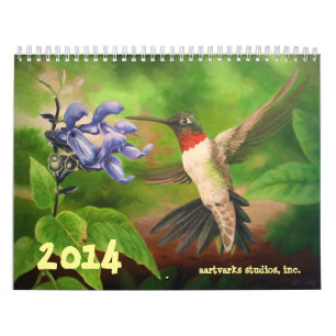 Konstkalender 2014 vid Aartvarks studior Kalender