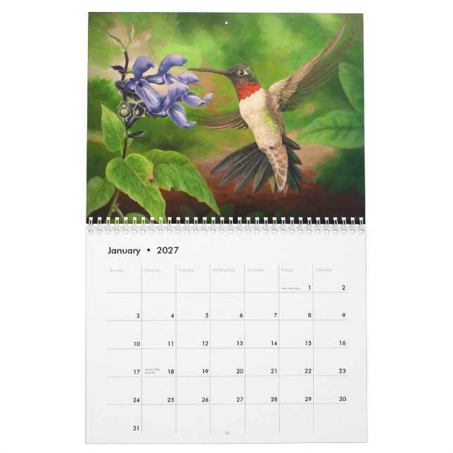 Konstkalender 2014 vid Aartvarks studior Kalender (Jan 2027)