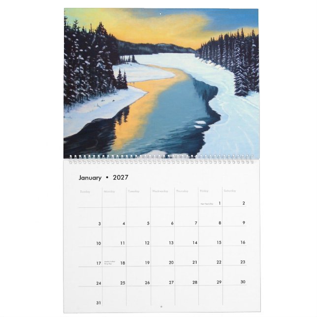 Konstkalender 2015 vid stackartig kavaljer kalender (Jan 2027)