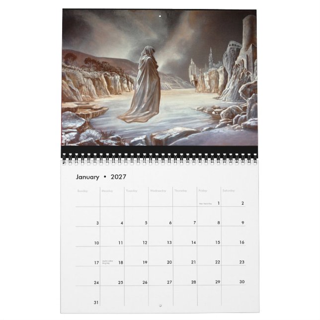 Konstkalender~ 2016 Philip Rubinov Jacobson Kalender (Jan 2027)