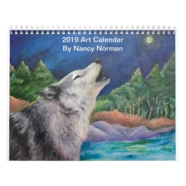 Konstkalender 2019 vid den Nancy normanden Kalender (Omslag)