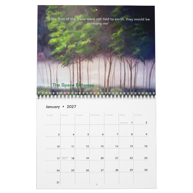 Konstkalender vid Kiki curry   2012 Kalender (Jan 2027)