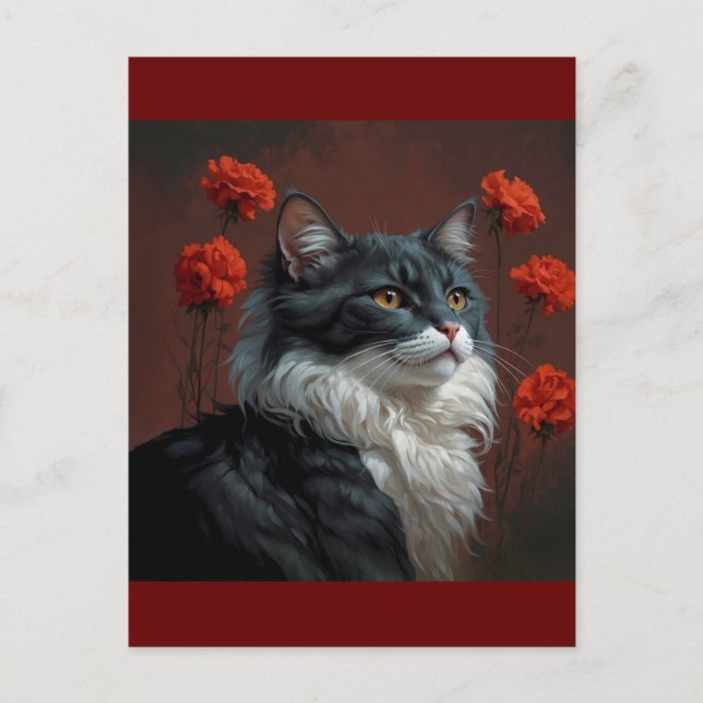 konstkatt vykort (Framsida)