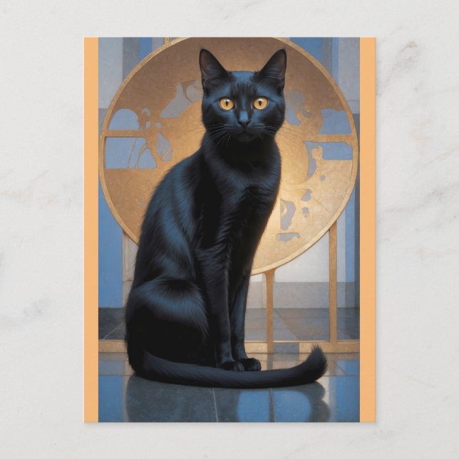 konstkatt vykort (Framsida)