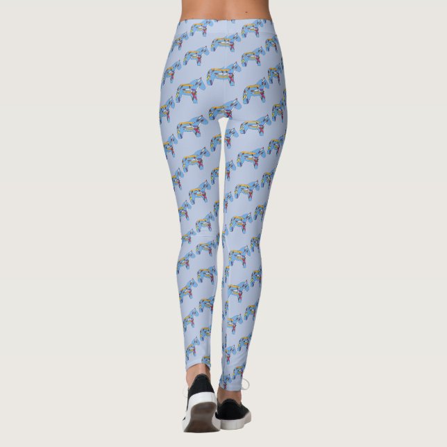 Konstklass Dalahästar Leggings (Baksida)
