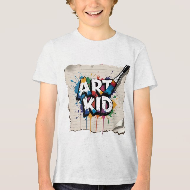 Konstklass för Sketchbook Rebels & konstlärare T Shirt (Framsida)