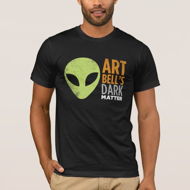 KonstKlockas mörka materia (det främmande huvudet) Tee Shirt (Framsida)