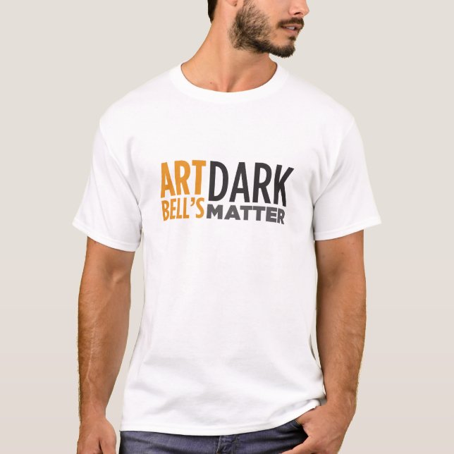KonstKlockas mörka materia Tee Shirt (Framsida)