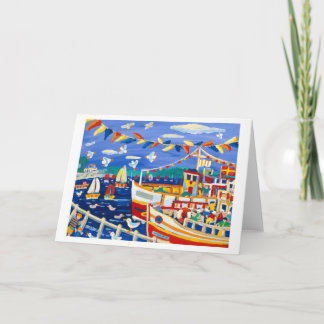 Konstkort: Beany Hats and Please Boats Kort