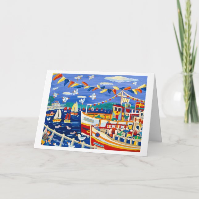 Konstkort: Beany Hats and Please Boats Kort (Framsida)
