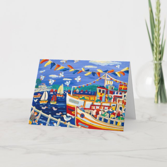 Konstkort: Beany Hats and Please Boats Kort (Framsida)