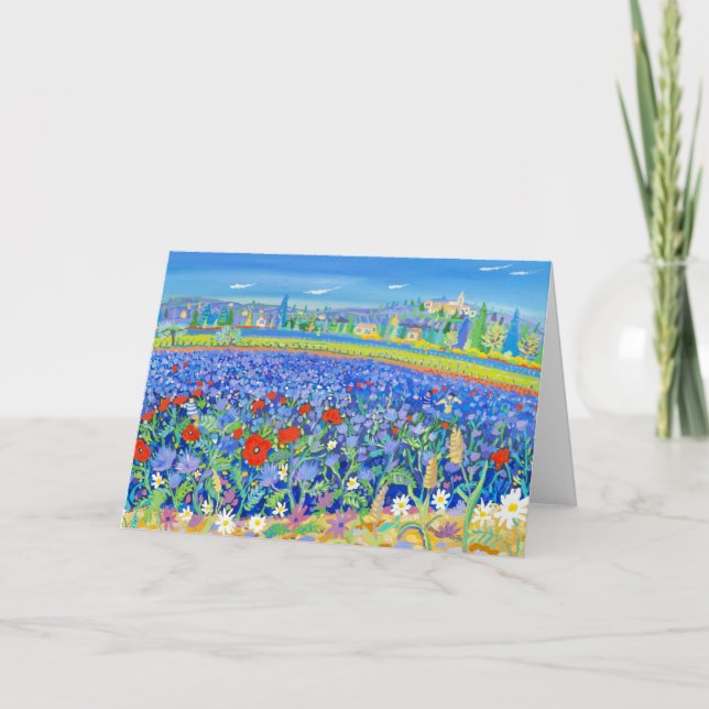 Konstkort: Blommor för honung, Provence Kort (Framsida)