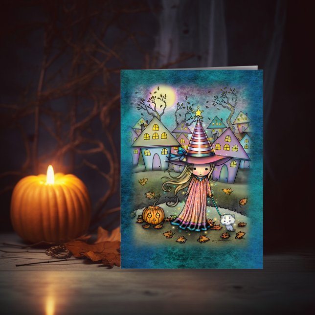 Konstkort för Pastel-grannskapet Halloween Kort (Skapare uppladdad)