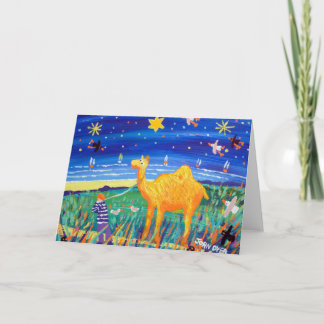 Konstkort: Humpy Cornish Camel-julkort Helgkort