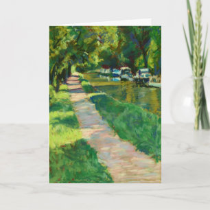 Konstkort - kanalTowpath Kort