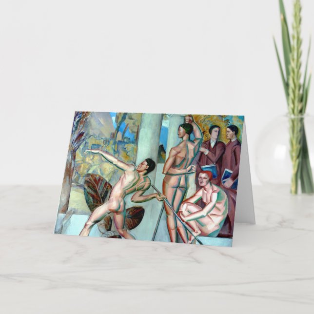 Konstkort med frisk själ i friskt sinne kort (Framsida)