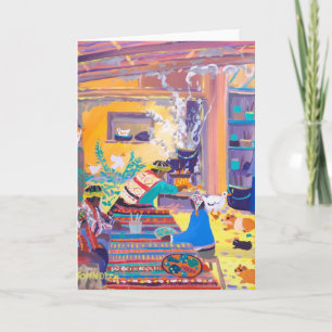 Konstkort: Peruanska potatisodlare, Peru. Kort