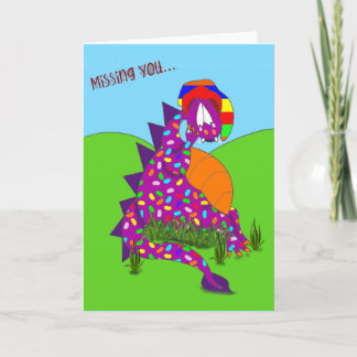 Konstkort, "Saknade dig", originalteckning Kort