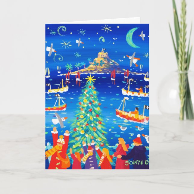 Konstkort: Sjung runt Träd, Mounts Bay Helgkort (Framsida)