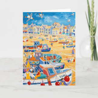 Konstkort: St Ives hamn, Cornwall Kort