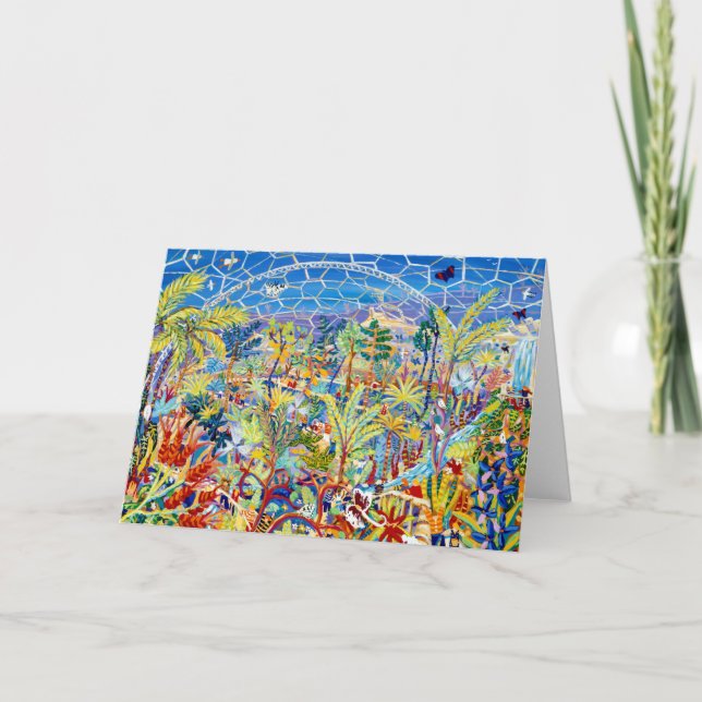 Konstkort: Trädgård av Eden. Edenen projekterar, Kort (Framsida)