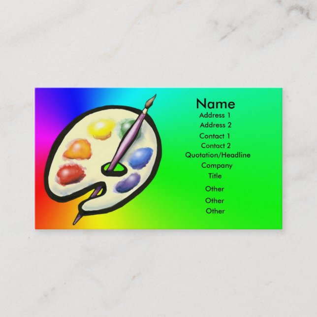 Konstkort Visitkort (Framsida)