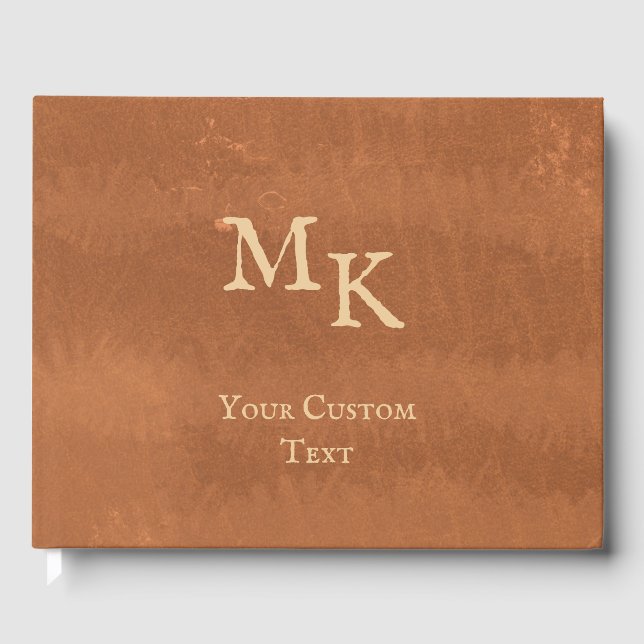 Konstläder Antik Bröllopsgästbok Gästböcker (Framsida)