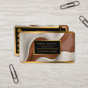 Konstläder Populär Lyx Elegant Kollektion Visitkort