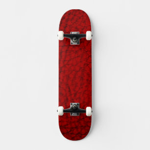 Konstläder Röd Skateboard Bräda 20 Cm