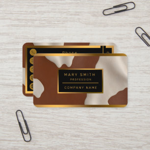 Konstläder Trendig Lyx Elegant Kollektion Visitkort