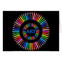 Konstlärare, Färgpennor Hälsningskort