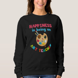 Konstlärare Glädje Palett Måla Elev T Shirt