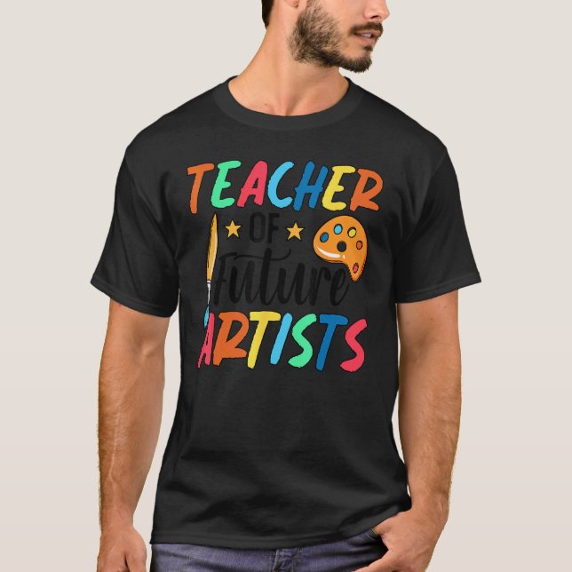 Konstlärare Konstundervisning - Rolig undervisning T Shirt (Framsida)