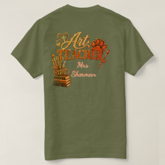 Konstlärare Skräddarsydd T-Shirt