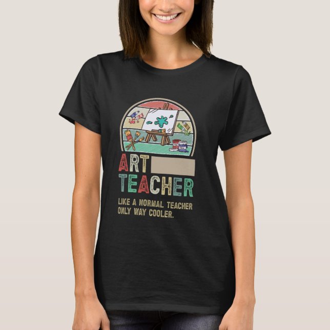 Konstlärare T Shirt (Framsida)