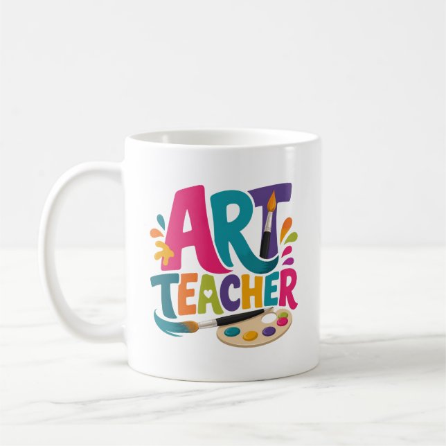 Konstlärare Tacksamhetsgåva Kaffemugg (Vänster)