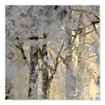 Konstmålning i modern Foggy Forest